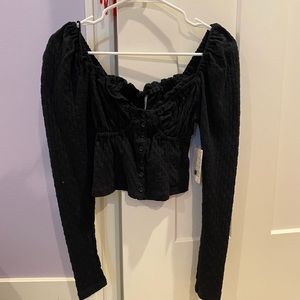 Black free people long sleeve